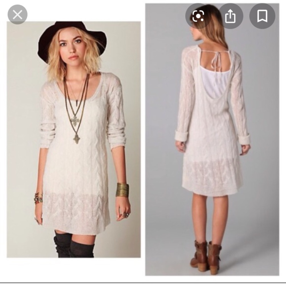 Free people sweater dress size S